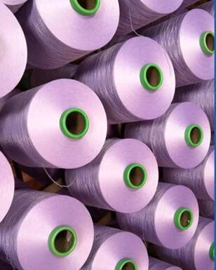 厂家直供 法莱绒原料 150d 扁平 涤纶有色丝 dty 超细纤维 色纱